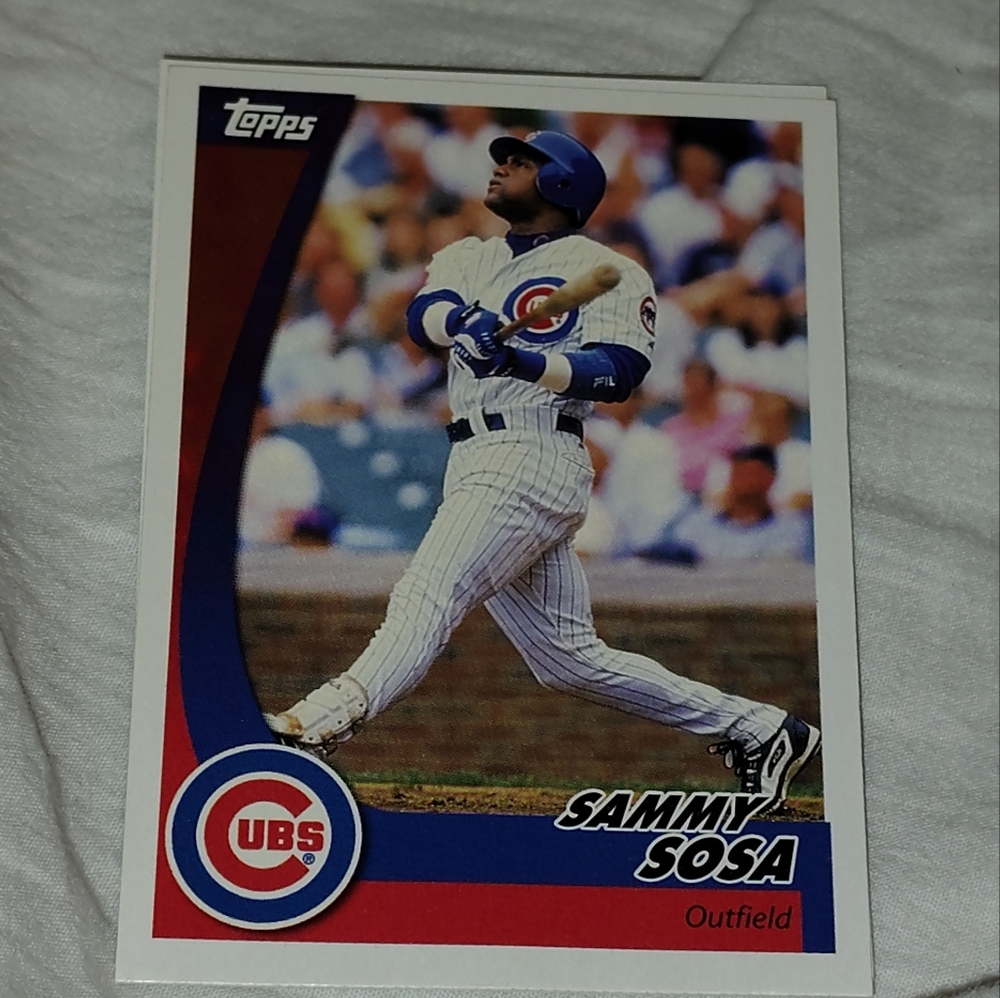 Topps Baseball Card - Sammy Sosa 7:30 Year 2002 Aka 2001 Season MT 9 Condition